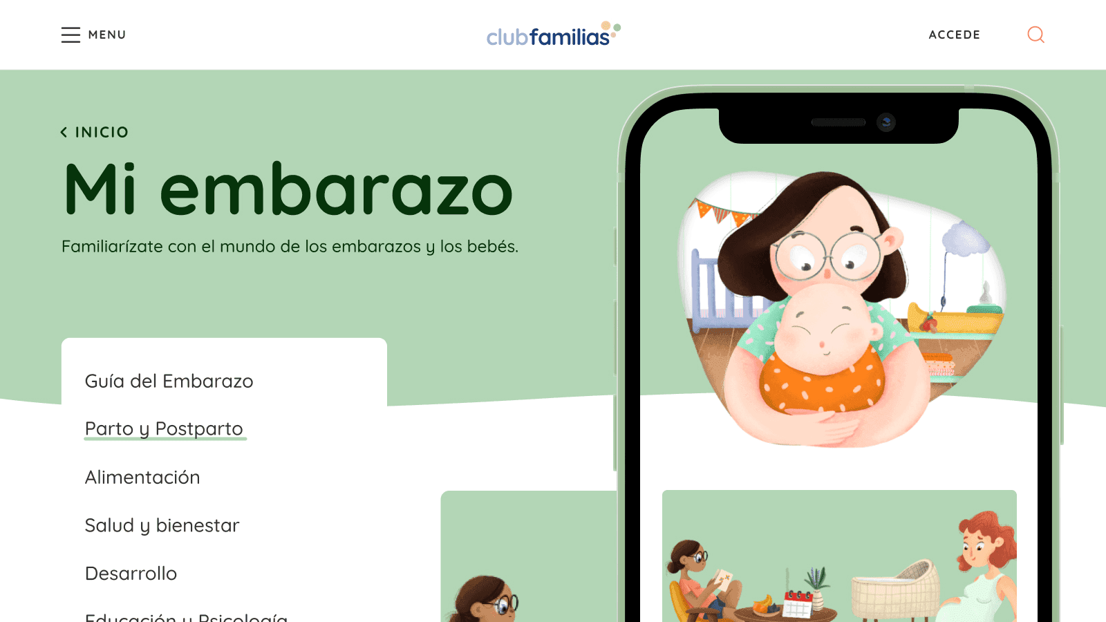 Club Familias, contenidos personalizados para cuidar de la salud de grandes y pequeños