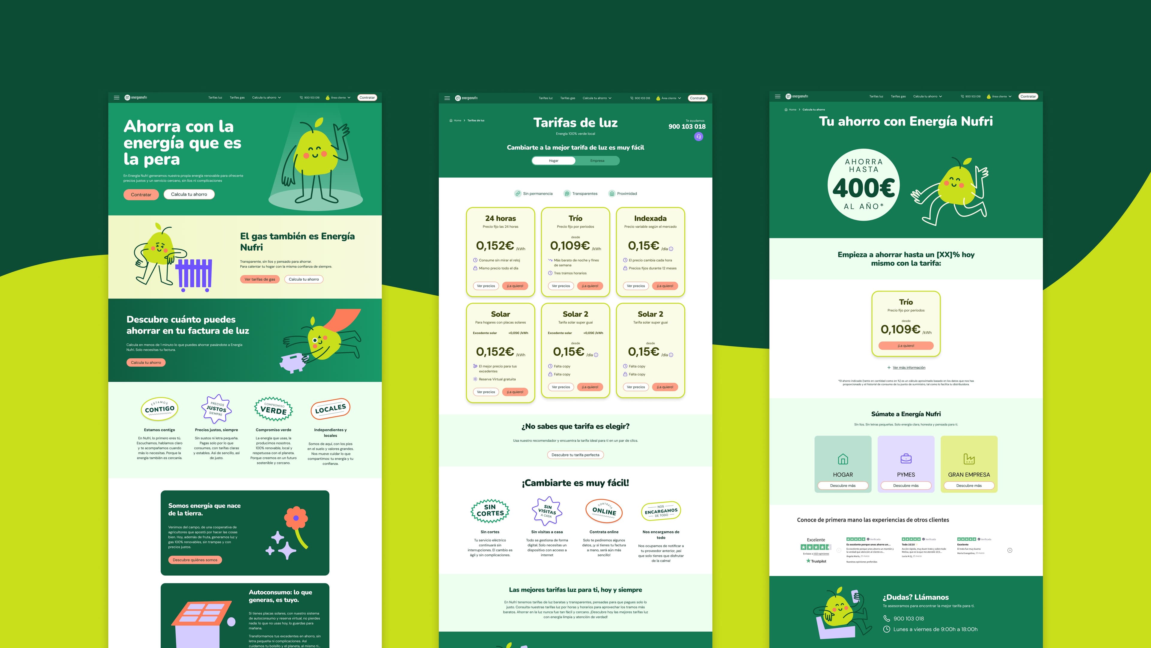 Energía Nufri: energía que es la pera